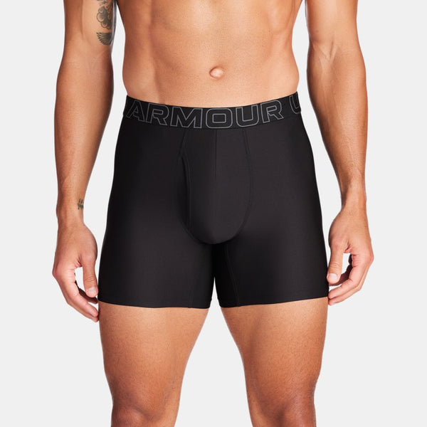 Under Armour Performance Tech™ Mesh " -Pack Boxerjock® Black Castlerock