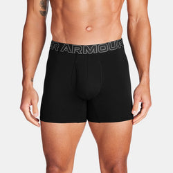 Under Armour Performance Cotton " -Pack Boxerjock® Black Steel