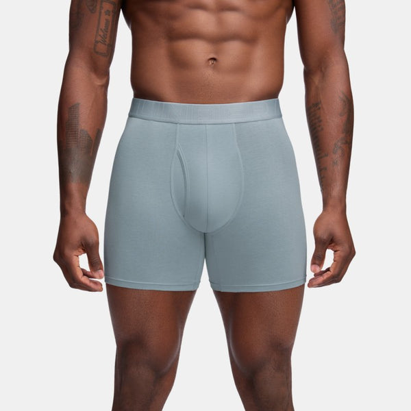 Under Armour Performance Cotton " 3-Pack Boxerjock® Harbor Blue Mod Gray Medium Heather Mod Gray 