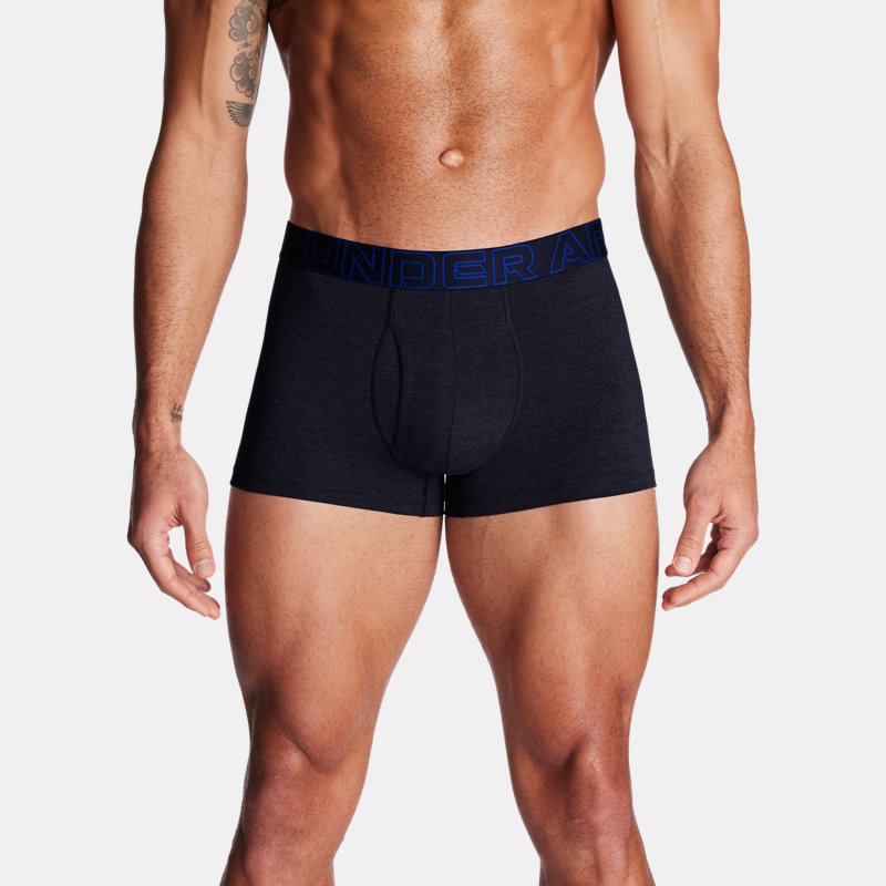 Under Armour Performance Cotton " -Pack Boxerjock® Midnight Navy Full Heather Steel Full Heather Castlerock