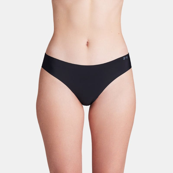 Under Armour Pure Stretch -Pack No Show Bikini Black Steel