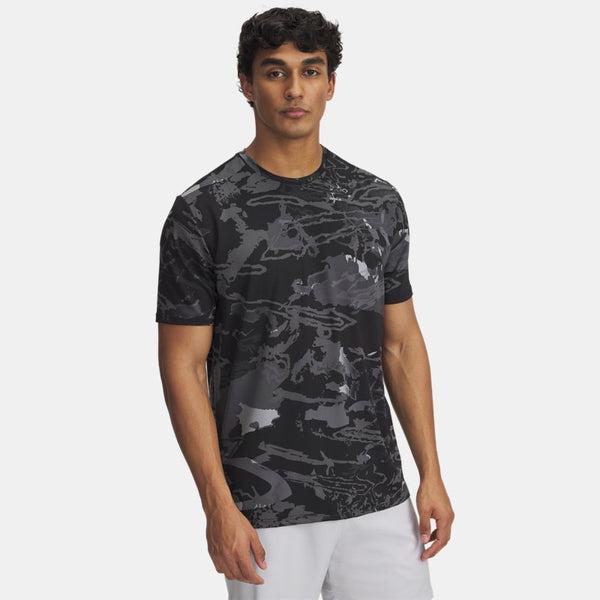 Under Armour Vanish Energy Printed Short Sleeve Black Anthracite Black