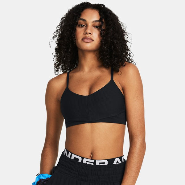 Under Armour Meridian Rib Bralette Black Black