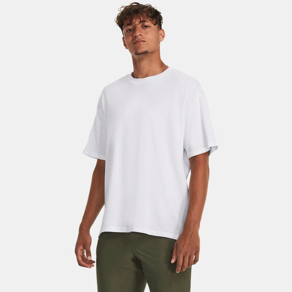 Under Armour Oversized Heavyweight Short Sleeve White