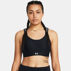 Under Armour Infinity High Sports Bra Black White A-C