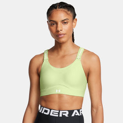 Under Armour Infinity High Sports Bra Retro Green White D-DD