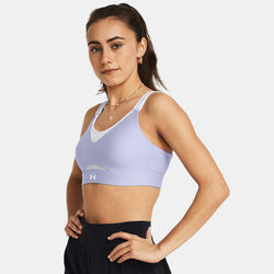 Under Armour Infinity High Sports Bra Celeste White A-C