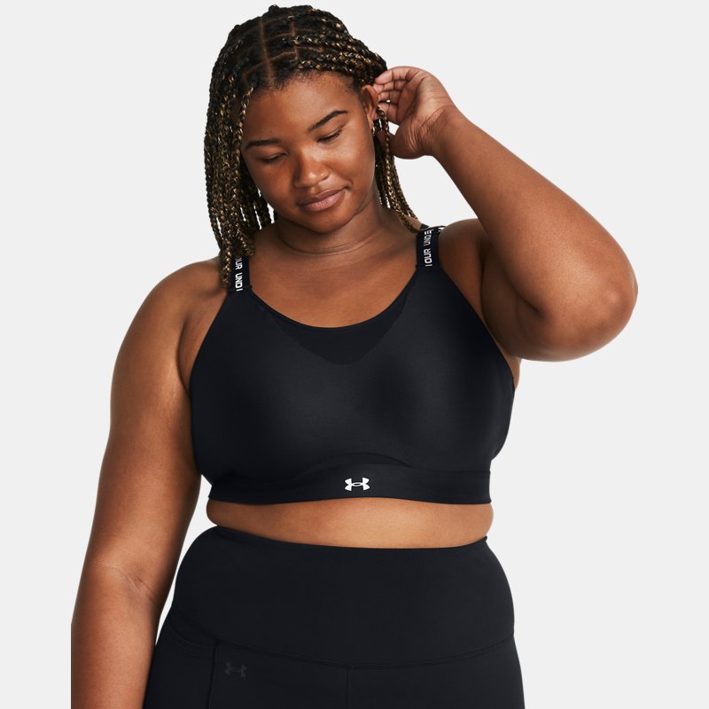 Under Armour Infinity High Sports Bra Black White D-DD