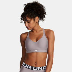 Under Armour Infinity Low Sports Bra Tetra Gray White D-DD