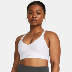 Under Armour Infinity Low Sports Bra White Black D-DD