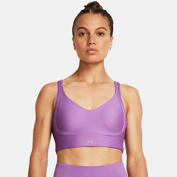 Under Armour Infinity Low Strappy Sports Bra Provence Purple Ace D-DD