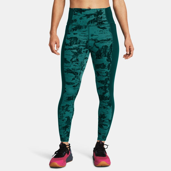 Project Rock Let's Go Printed Ankle Leggings Coastal Teal Black Silt