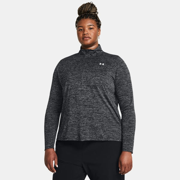 Under Armour Tech™ Twist ½ Zip Black White