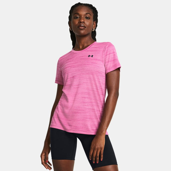 Under Armour Tech™ Tiger Short Sleeve Astro Pink Black