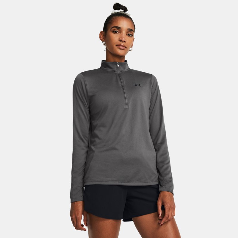 Under Armour Tech™ ½ Zip Castlerock Black