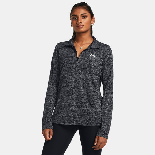 Under Armour Tech™ Twist ½ Zip Black White