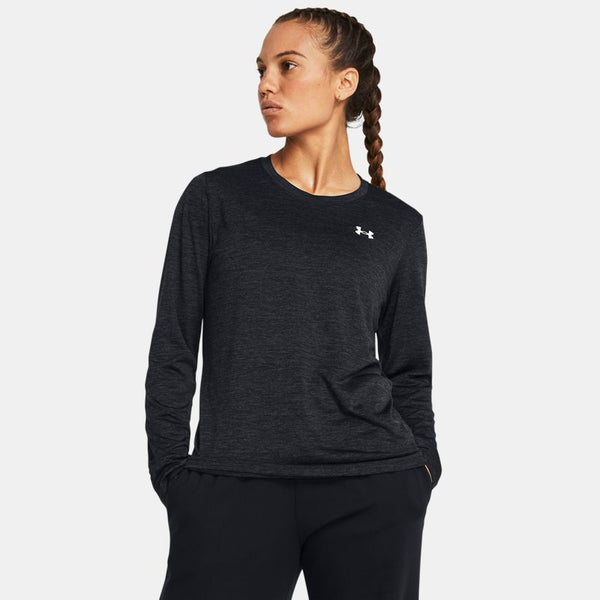 Under Armour Tech™ Twist Long Sleeve Black Jet Gray White