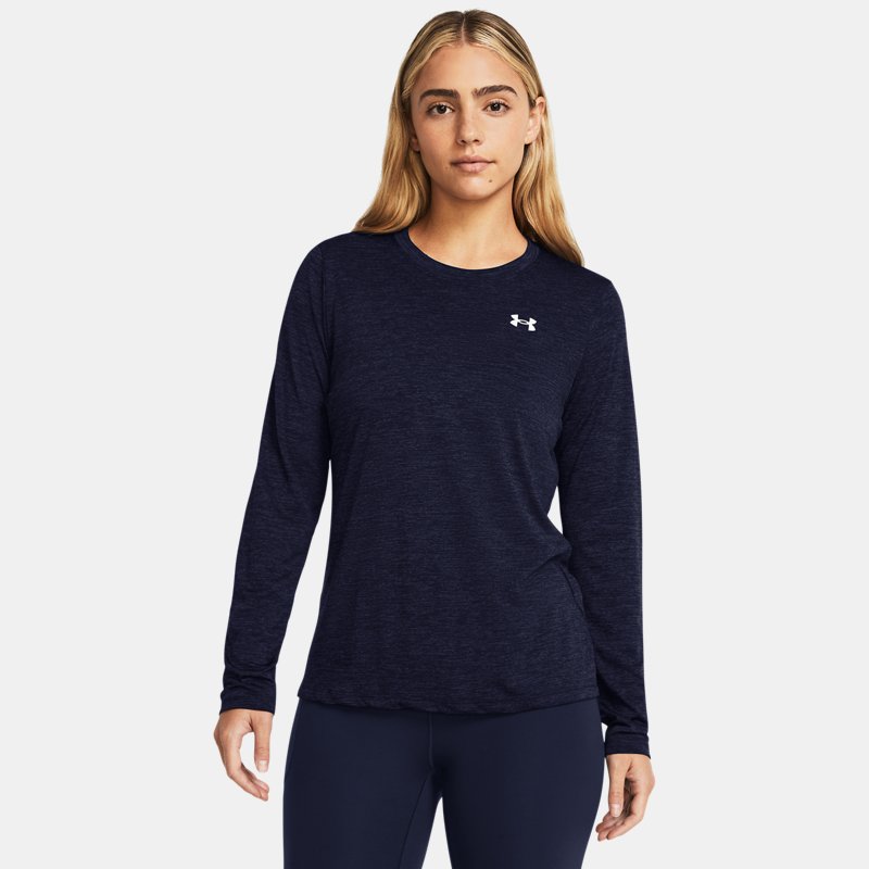 Under Armour Tech™ Twist Long Sleeve Midnight Navy White