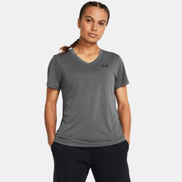 Under Armour Tech™ V-Neck Short Sleeve Castlerock Black