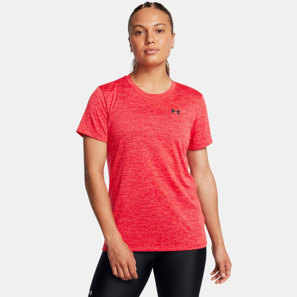 Under Armour Tech™ Twist Short Sleeve Racer Red Black