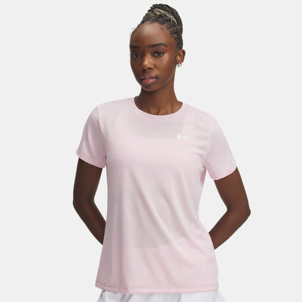 Under Armour Tech™ Short Sleeve Prime Pink White