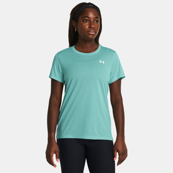 Under Armour Tech™ Bubble Short Sleeve Radial Turquoise White