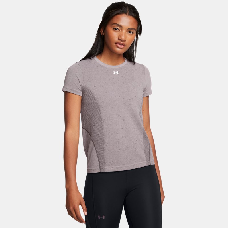 Under Armour Vanish Seamless Loose Short Sleeve Tetra Gray White