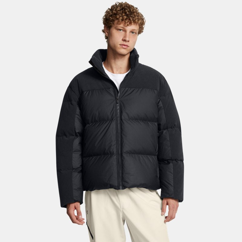 Under Armour Limitless Down Corduroy Puffer Jacket Black