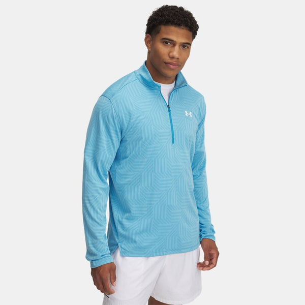 Under Armour Tech™ Vent Geotessa ½ Zip Ether Blue Tonic White