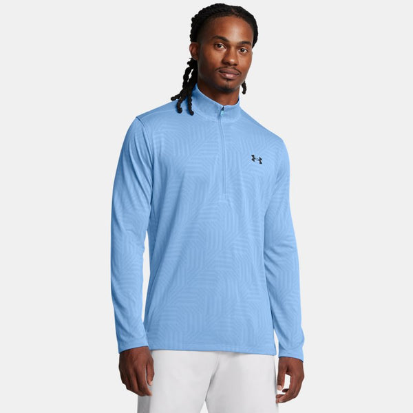 Under Armour Tech™ Vent Geotessa ½ Zip Horizon Blue Black