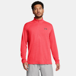 Under Armour Tech™ Vent Geotessa ½ Zip Racer Red Black