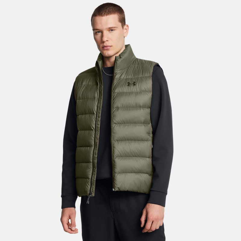 Under Armour Legend Down Vest Marine OD Green Black