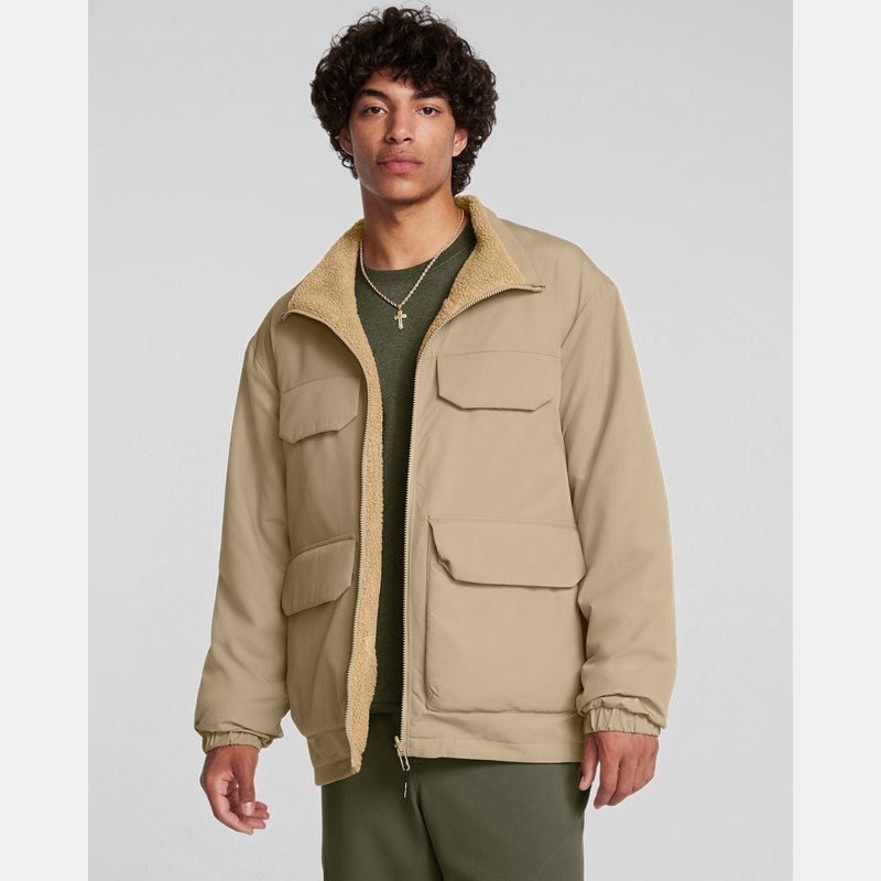 Under Armour Mission Reversible Jacket City Khaki Camel City Khaki