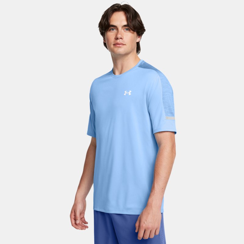 Under Armour Tech™ Utility Short Sleeve Horizon Blue Horizon Blue White