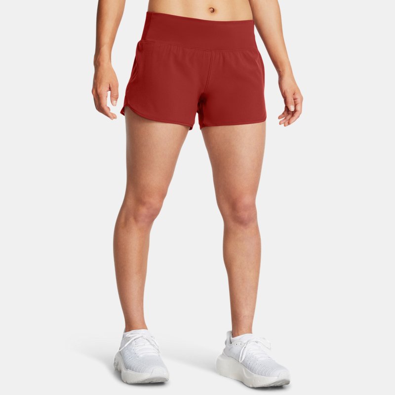 Under Armour Launch Pro '' Shorts Earthen Orange Reflective