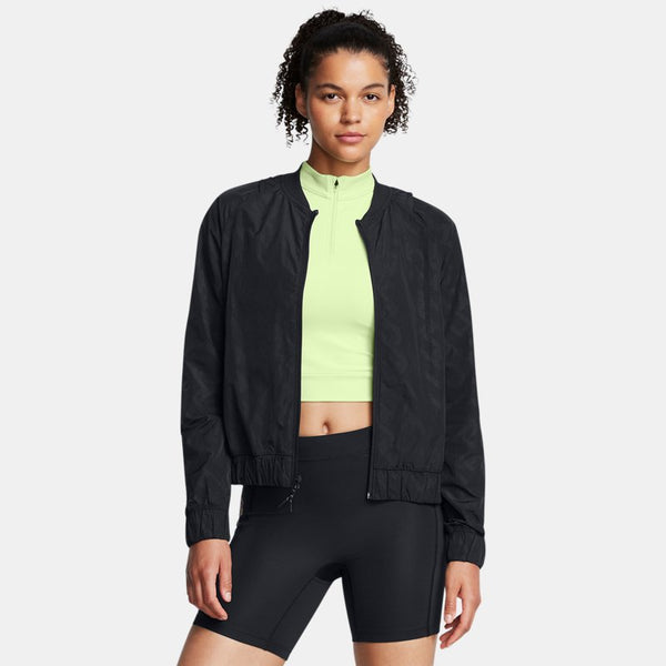 Under Armour Launch Jacket Black White