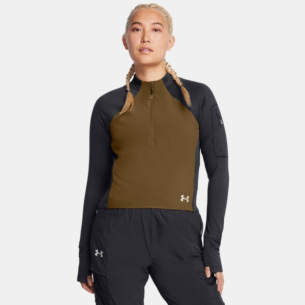 Under Armour Launch Trail ½ Zip Anthracite Coyote Reflective