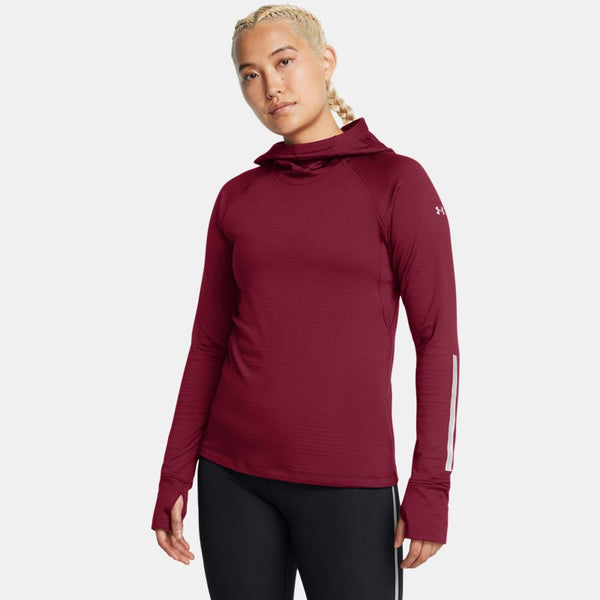 Under Armour Launch Cold Weather Balaclava Hoodie Cardinal Reflective