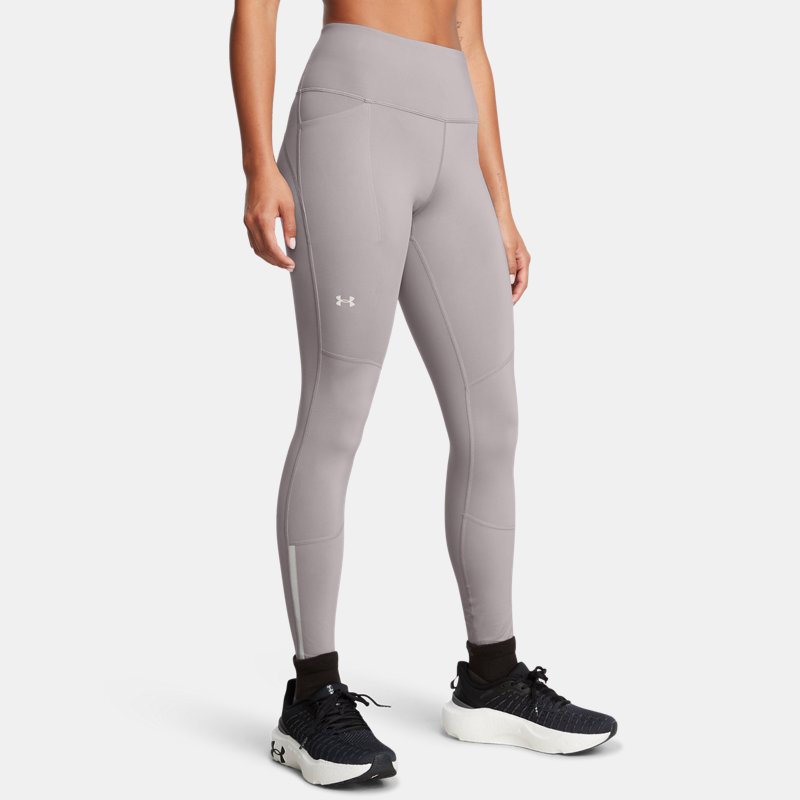 Under Armour Launch Elite Cold Weather Tights Tetra Gray Reflective