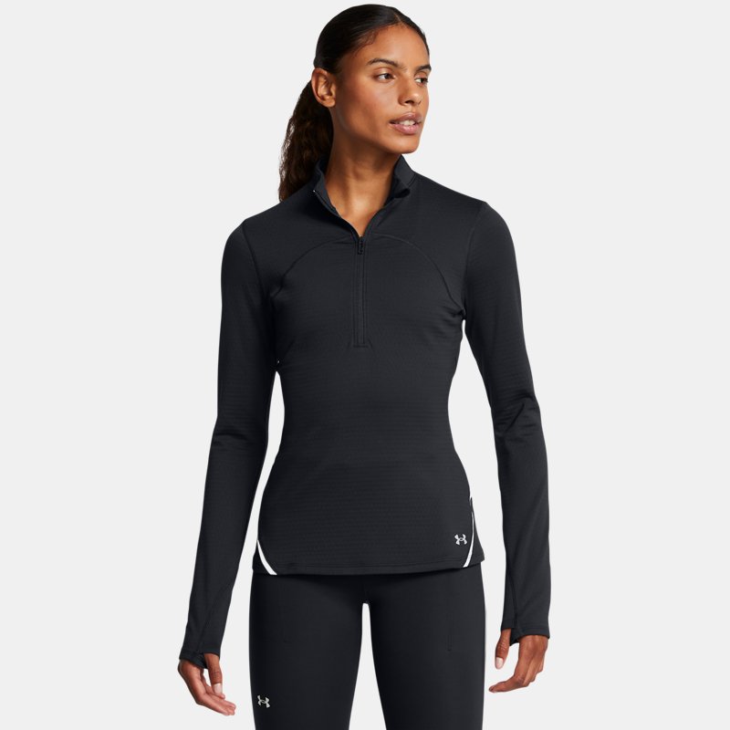 Under Armour Vanish Cold Weather ½ Zip Black Reflective