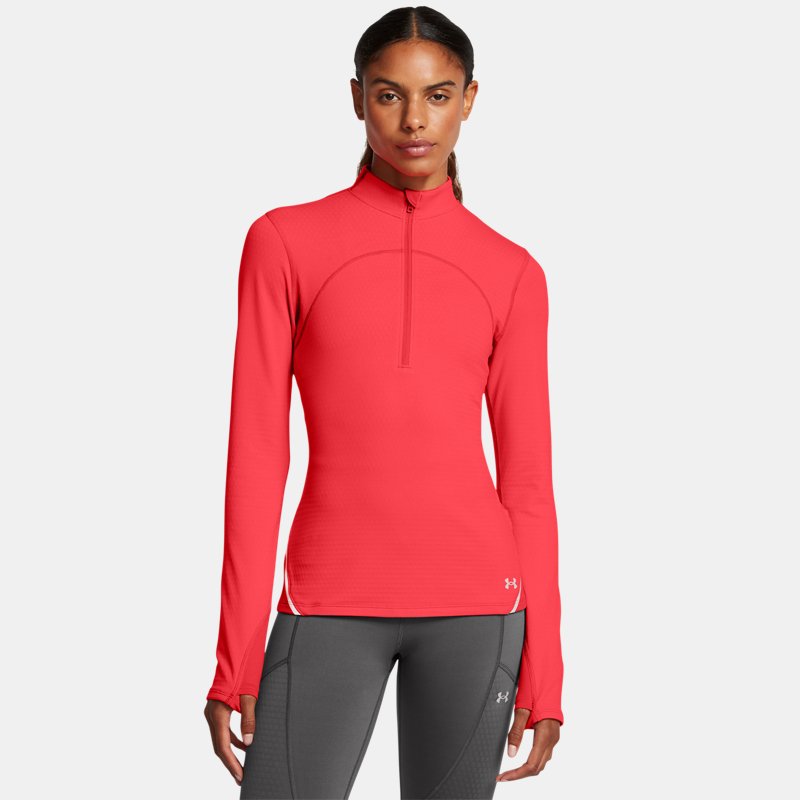 Under Armour Vanish Cold Weather ½ Zip Racer Red Reflective