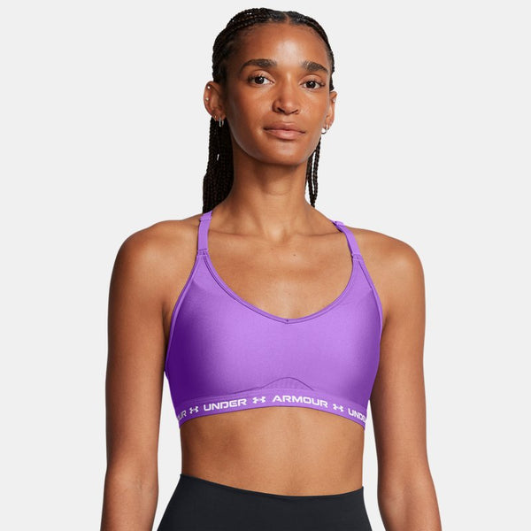 Under Armour Crossback Low Sports Bra Lavish White