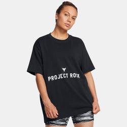 Project Rock Campus T-Shirt Black White