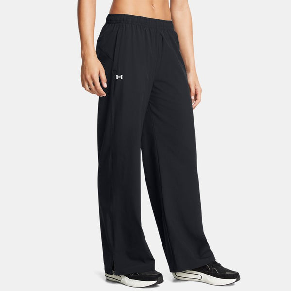 Under Armour Rival Wide Leg Pants Black White