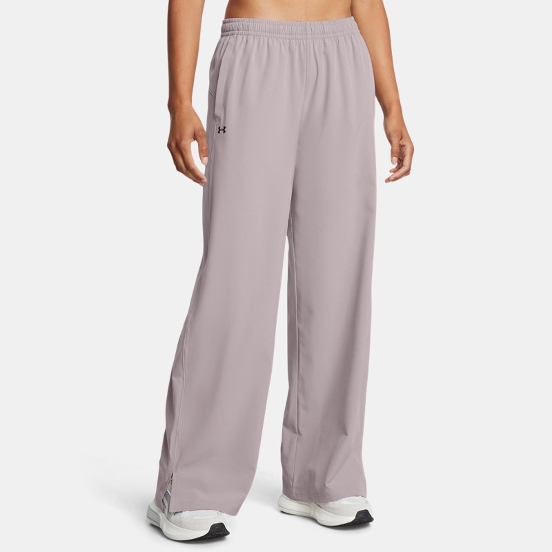 Under Armour Rival Wide Leg Pants Tetra Gray Black