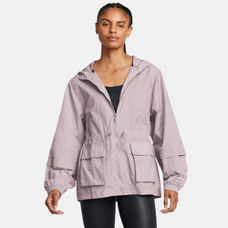 Under Armour Crinkle Woven Jacket Tetra Gray Tetra Gray