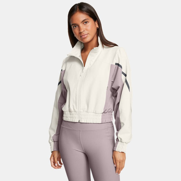 Under Armour Unstoppable Crop Jacket Summit White Black