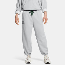 Under Armour Icon Heavyweight Terry Oversized Pants Mod Gray Light Heather Forest Green