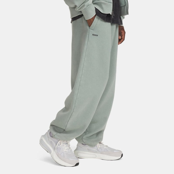 Under Armour Icon Heavyweight Fleece Wash Oversized Pants Silica Green White