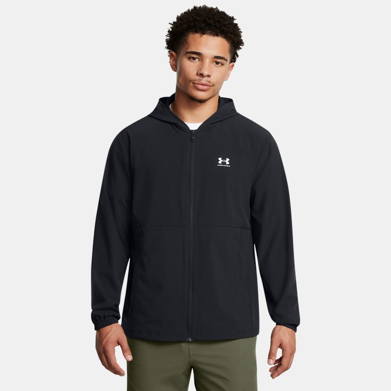 Under Armour Vibe Woven Windbreaker Black White